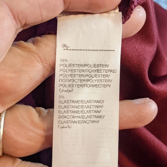 Boohoo Lottie Long Sleeve Fishnet V Neck Midi Dress Sz 8 - Picture 9 of 9